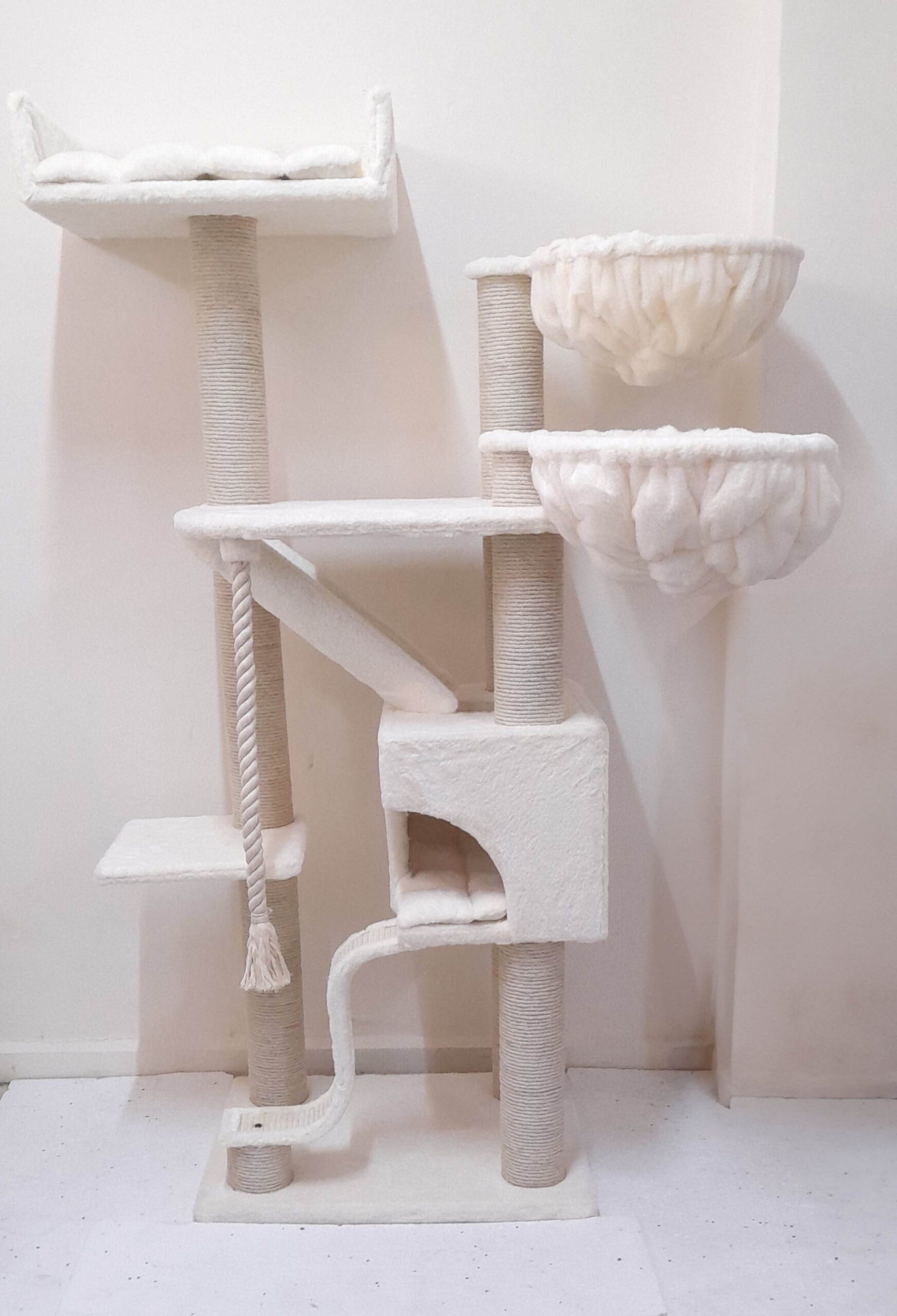 Kilimanjaro Cat Tree Deluxe (Creme) LIVRAISON GRATUITE Cat Tree FR