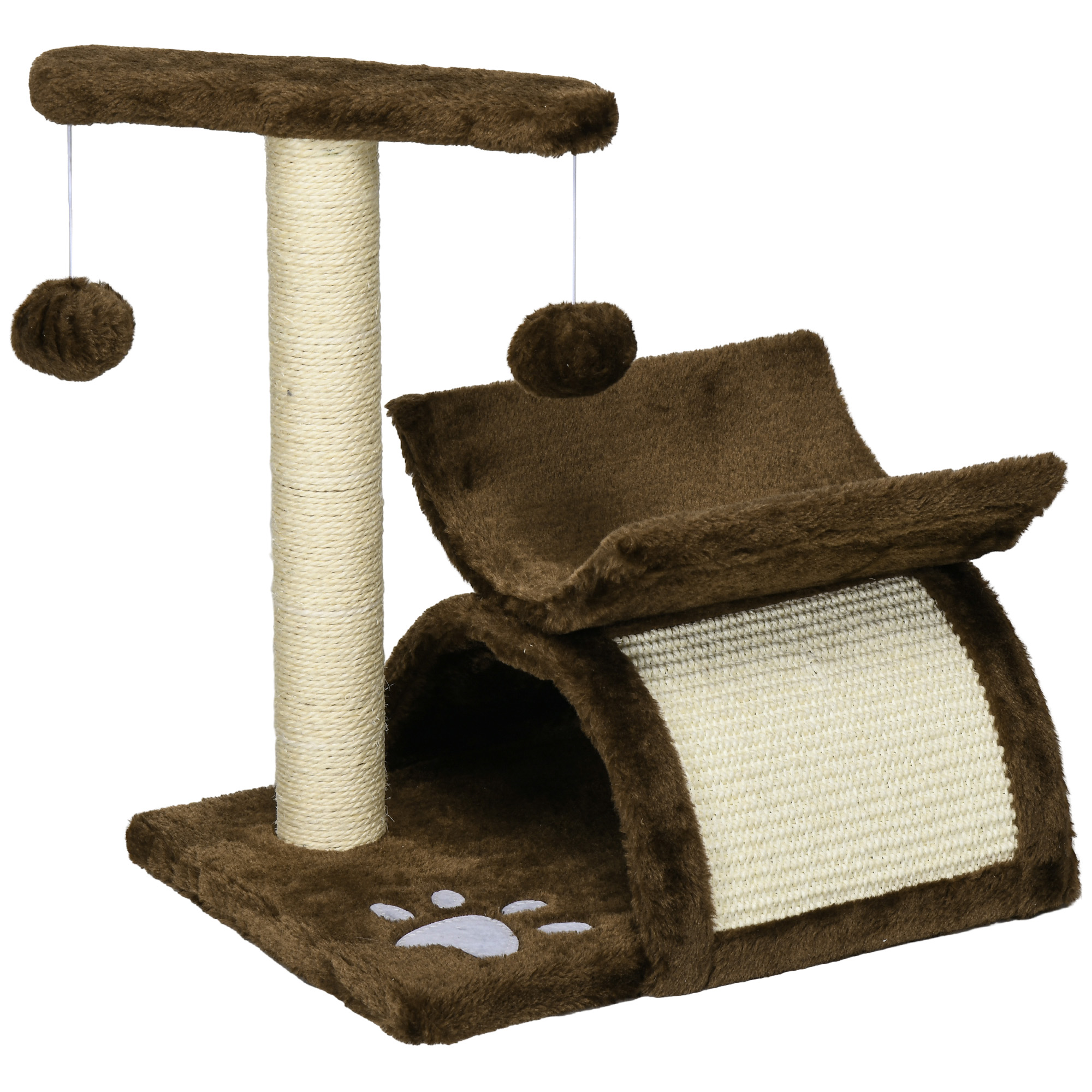 Arbre à chat Iris Émeraude 43 cm – marron