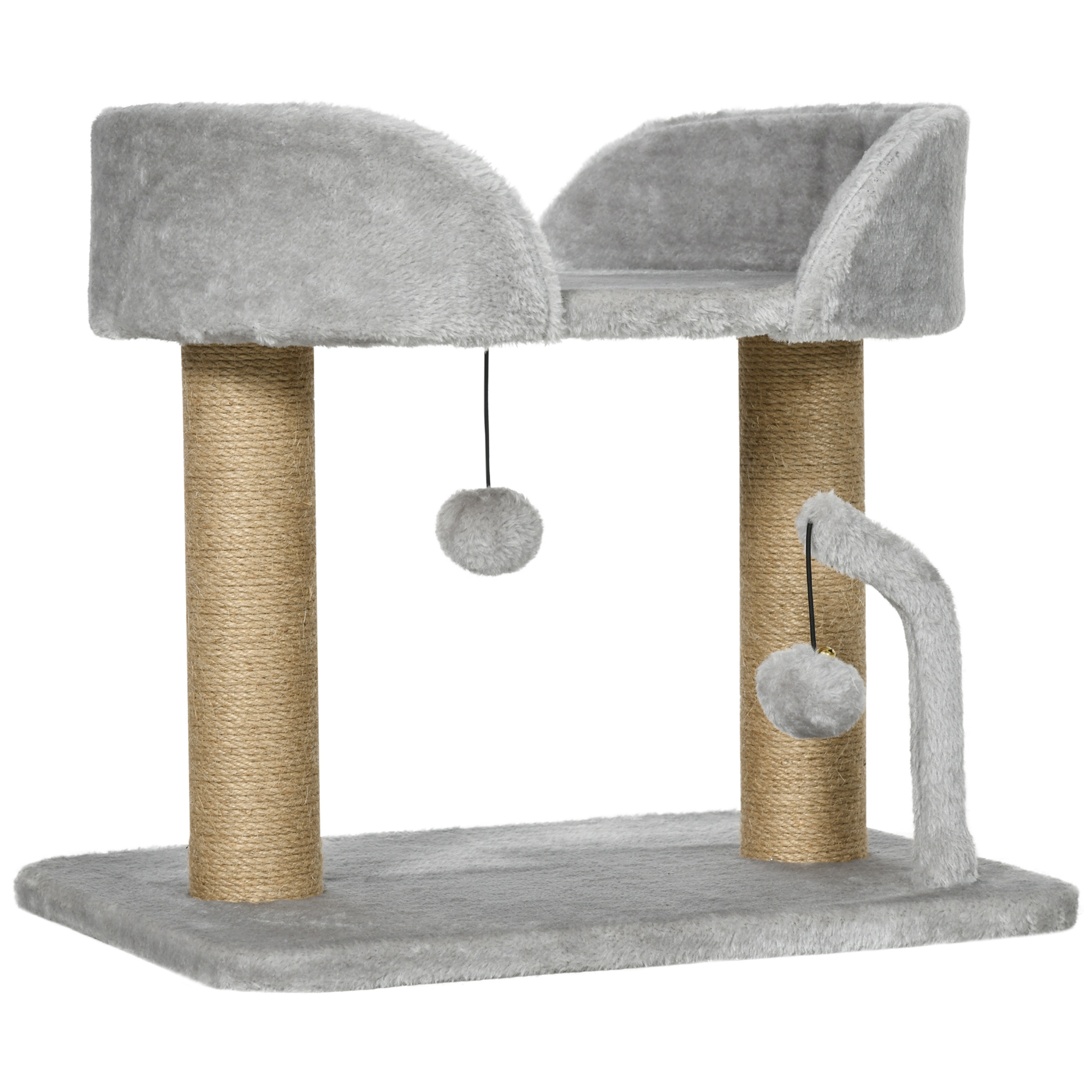 Arbre à chat Aurore Émeraude 42 cm – gris