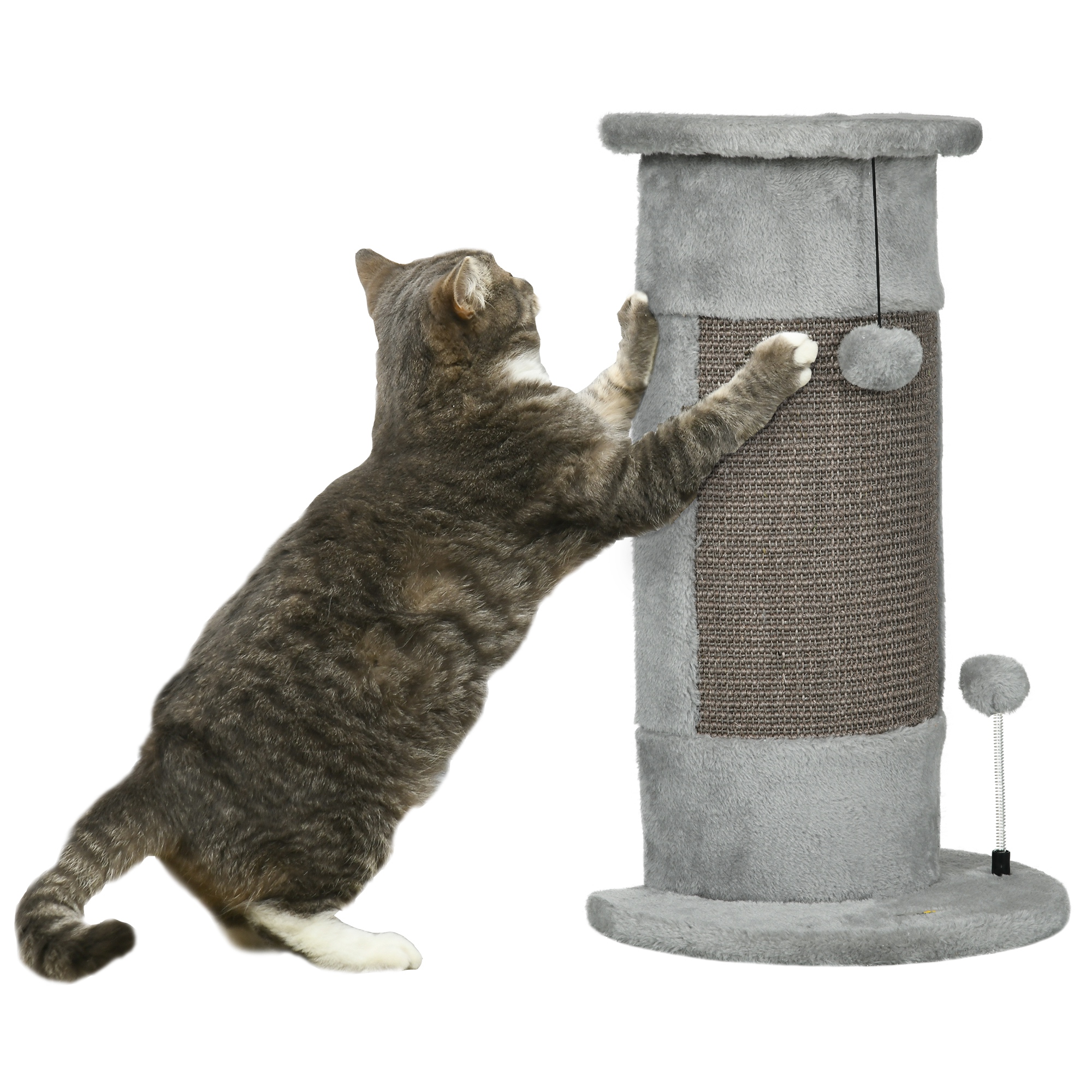 Arbre à chat Cèdre Émeraude 58 cm – gris