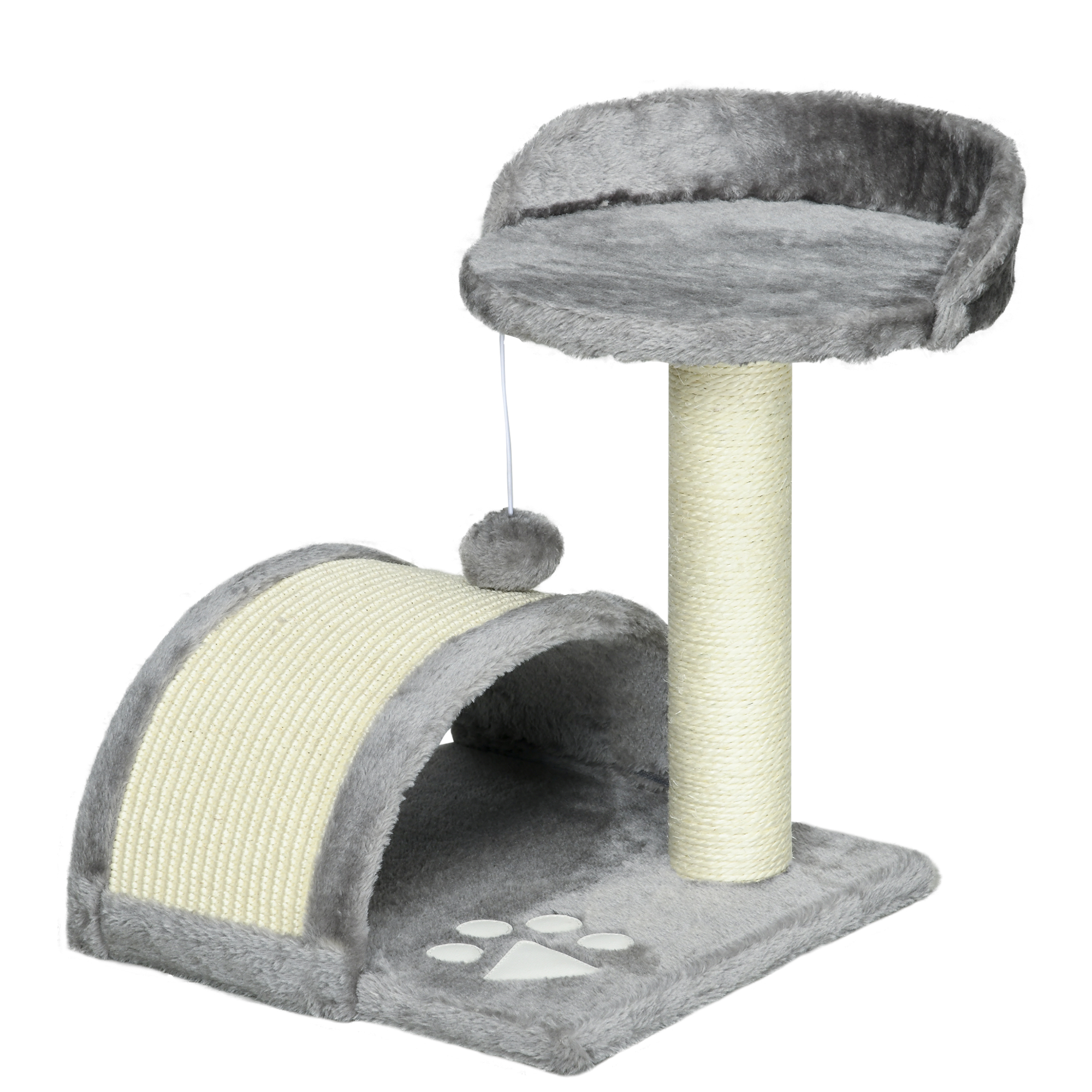 Arbre à chat Flore Émeraude 46 cm – gris